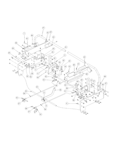 Control Assembly Diagram and Parts List for M60-KW 53AB5DCX150-25-HP Cub Cadet Lawn Tractor